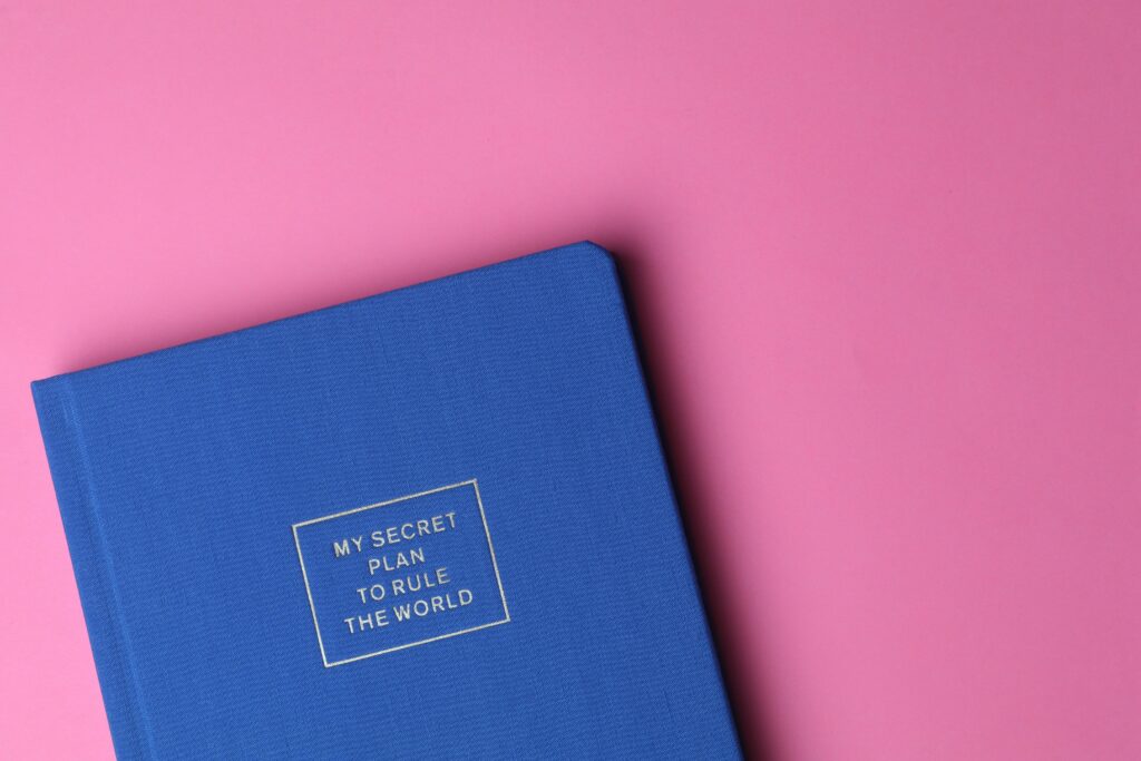 planning a pop-up gallery event - blue book